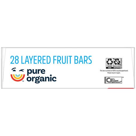 Pure Organic Variety Pack Layered Fruit Bars, Gluten Free, 28 Count