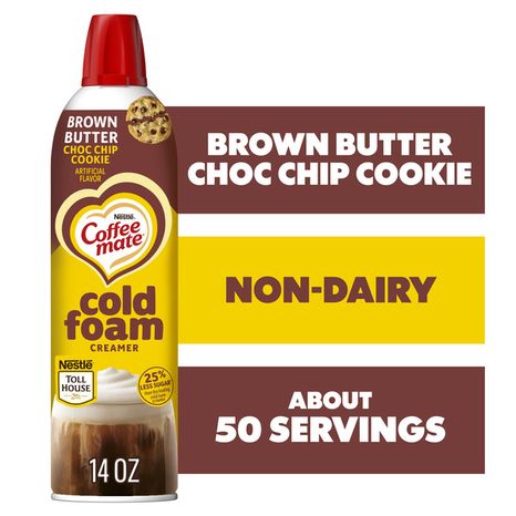 Coffee mate Brown Butter Chocolate Chip Cookie Flavored Cold Foam Creamer