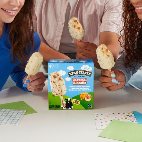 Ben & Jerry's Caramel Blondie Ice Cream Bars
