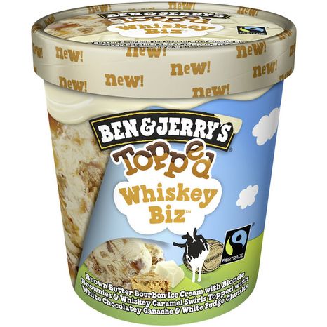 Ben & Jerry's Ice Cream Whiskey Biz™ Topped