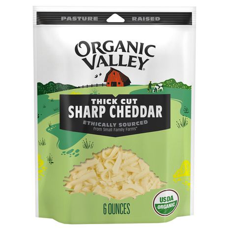 Organic Valley® Shredded Sharp Cheddar Cheese