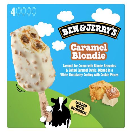 Ben & Jerry's Caramel Blondie Ice Cream Bars