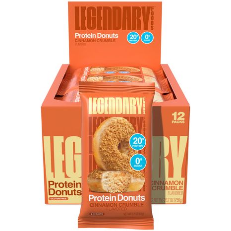 Legendary Foods Gluten Free Cinnamon Crumble Protein Donuts