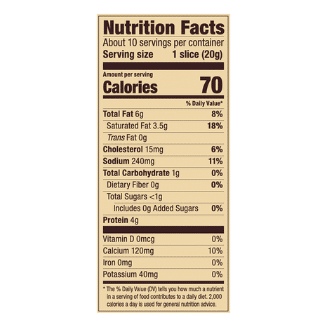 Andrew & Everett Thin Sliced Cheese, American