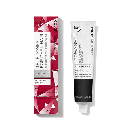ion True Tones for Dark Hair Permanent Crème Hair Color - Crimson