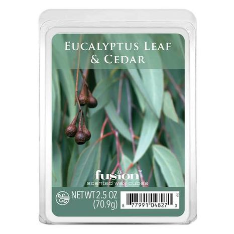 Scentsationals Fusion Eucalyptus Leaf & Cedar Scented Wax Cubes