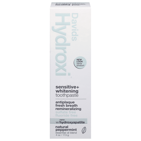 DAVID Sensitive + Whitening Natural Peppermint Toothpaste