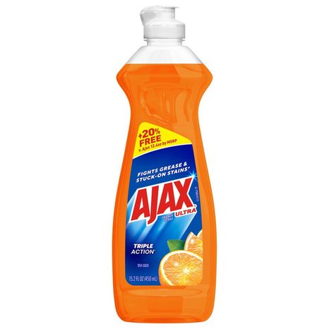 Ajax Orange Scent Ultra Triple Action Liquid Dish Soap