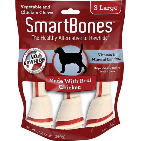 Smart Bone Real Chicken & Vegetables Rawhide-Free Dog Bones
