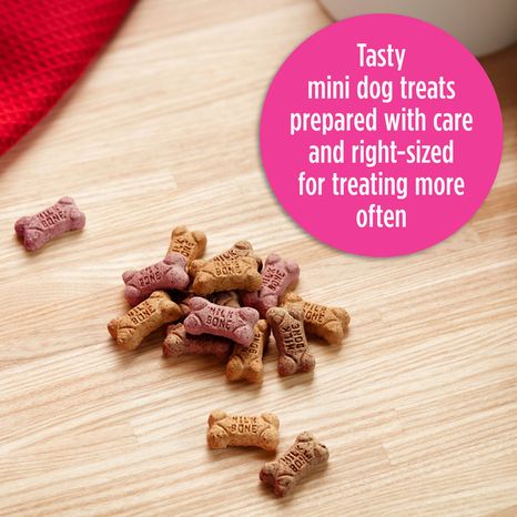 Milk-Bone Flavor Snacks Mini Dog Biscuits, Flavored Crunchy Dog Treats