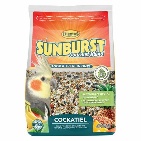Higgins Cockatiel Sunburst Gourmet Blend Pet Foods