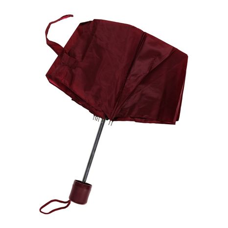 Weather Zone Super Mini Umbrella - Burgundy - 9.7" & 42"