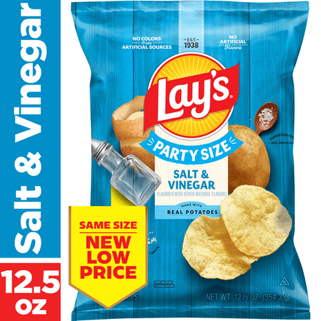 Lay's Potato Chips Salt & Vinegar