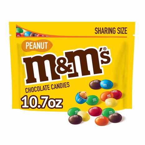 M&M's Peanut Milk Chocolate Candy Sharing Size