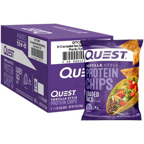 Quest Tortilla Style Loaded Taco Flavored Protein Chips