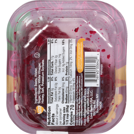 Love Beets Beets, Honey Ginger