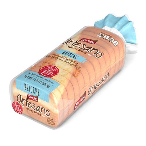 Sara Lee Artesano, Brioche, Bakery Bread, Brioche Bread, 20 oz