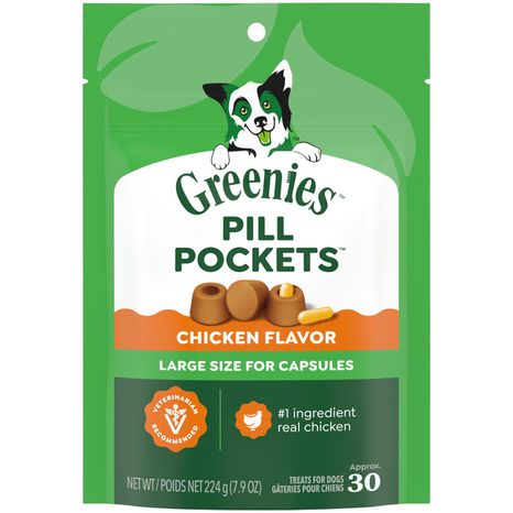 GREENIES Pill Pockets Chicken Flavor Dog Treats