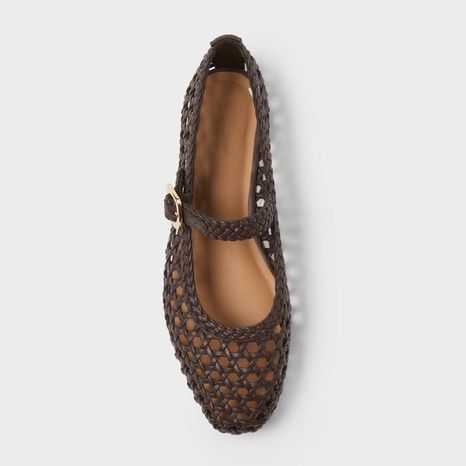 Universal Thread Women’s Royce Shoes with Memory Foam Insole, Size 6 - Dark Brown