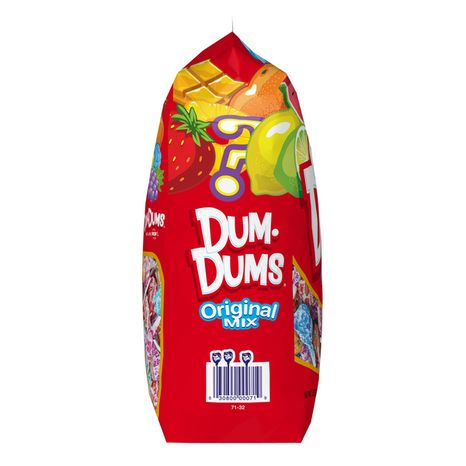 Dum Dums Original Mix, Lollipops, Assorted Flavor Candy