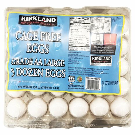 Kirkland Signature Cage Free Eggs USSA Grade AA