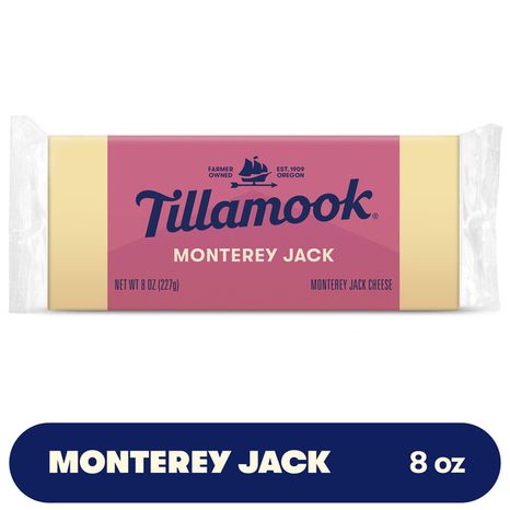 Tillamook Monterey Jack Cheese Block, 8oz