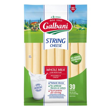 Galbani Whole Milk Low Moisture Mozzarella String Cheese