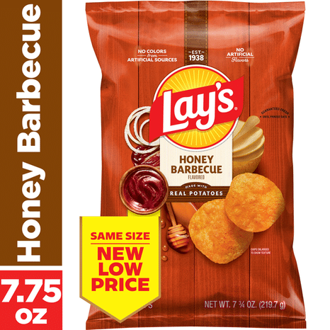 Lay's Potato Chips Honey Barbecue