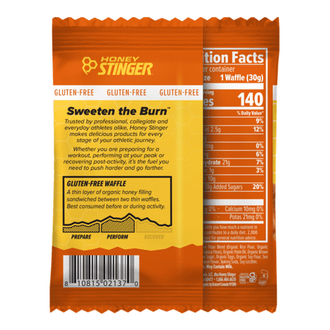 Honey Stinger Salted Caramel Gluten-Free Energy Waffle