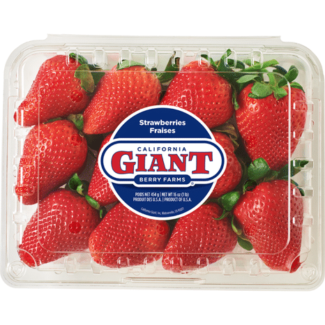 California Giant Long Stem Strawberries