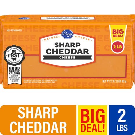 Kroger Sharp Cheddar Cheese