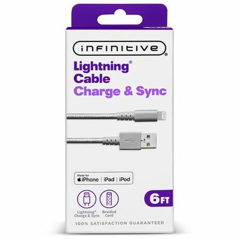 Infinitive 6' Charge & Sync Cable with Lightning Connector