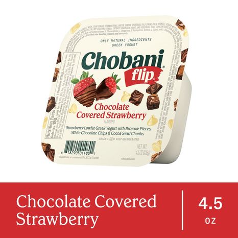 Chobani Yogurt, Chocolate Covered Strawberry, Greek