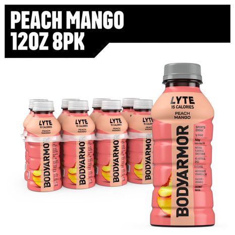 BODYARMOR Lyte Peach Mango Sports Drink Bottles