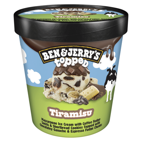 Ben & Jerry's Tiramisu Topped Mascarpone Ice Cream Pint