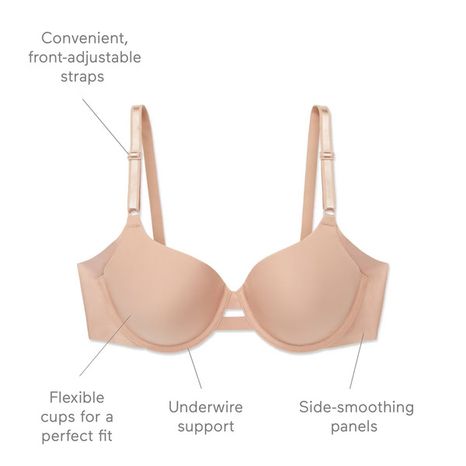 Simply Perfect by Warner's Women's Underarm Smoothing Underwire Bra