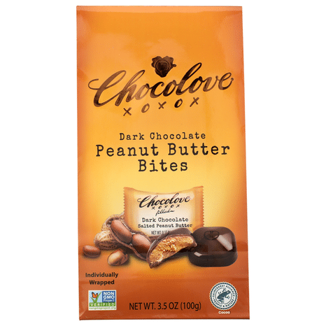 Chocolove 54% Cocoa Dark Chocolate Salted Peanut Butter