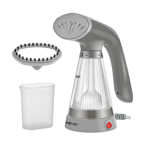 True & Tidy TS-20 Handheld Garment Steamer With Stainless Steel Nozzle - Gray