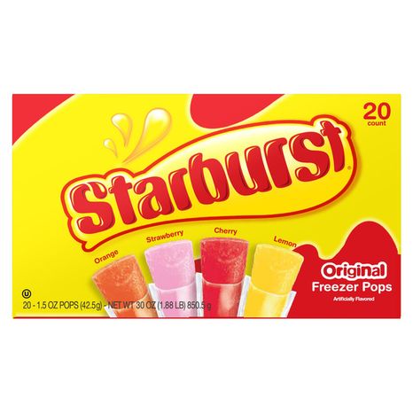 STARBURST Freezer Bars Assorted 20ct
