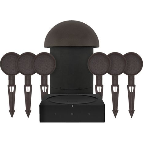 Sonance Brown/Black MAG Series 6.1 Outdoor Streaming Sound System Powered by Sonos