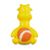 Leaps & Bound Extra Small Giraffe Tennis Ball Dog Toy