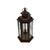 Medium Floral Lantern Iron & Glass