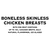 Tyson Chicken Breast, Boneless, Skinless, Thin Sliced, Uncooked