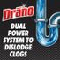 Drano Snake Plus Drain Cleaning Kit Tool + Gel System, Commercial Line