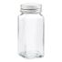 Resourceful Products 3 Ounce Square Spice Jar With Aluminum Lid - 1-1/2" x 1-1/2" x 4-1/8" H