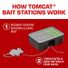 Tomcat Mouse Killer, Child Resistant, Disposable Station