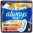 Always Maxi Overnight Pads Without Wings Unscented