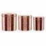Found & Fable Copper Hammered Canisters