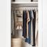 The Container Store 10-Compartment Wide Hanging Closet Organizer - Grey