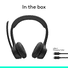 Logitech Zone 300 Wireless Bluetooth Headset With Noise Canceling Microphone - Black
